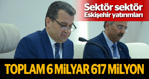 Sektör sektör Eskişehir yatırımları