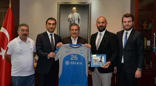 Selka Hentbol’den Başkan Ataç’a ziyaret