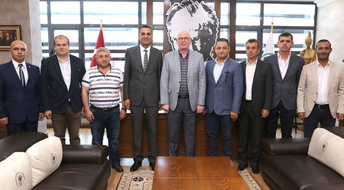 Sendika başkanları Kurt'u ziyaret etti