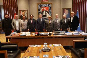 Serdar Atilla Erdem Ve Heyeti, Alim Işık’I Ziyaret Etti
