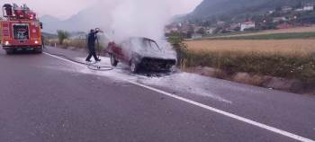 Seyir Halindeyken Bir Anda Alev Aldı
