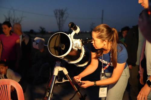 Seyitgazi’de gökyüzü izleyenleri büyüledi