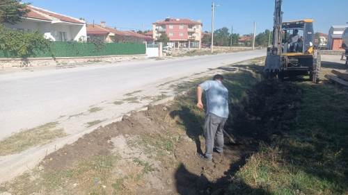 Seyitgazi’de kış öncesi üst yapı çalışmaları hız kazandı