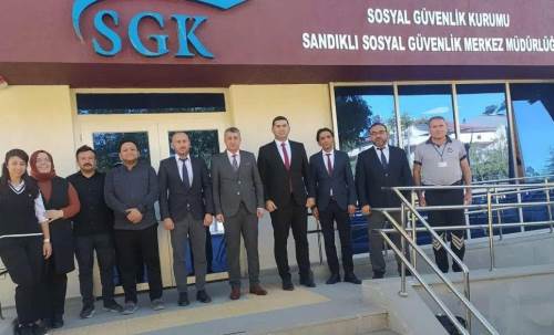 SGK’dan Sandıklı’da kayıt dışı istihdama karşı denetim ve bilgilendirme
