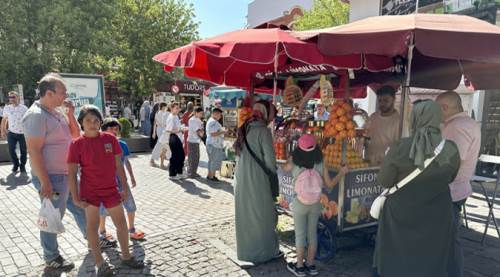 Sıcağı gören Eskişehir'in meşhur içeceğine koştu