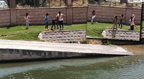 Sıcaktan bunalan çocuklar Porsuk’ta ölümle burun buruna