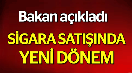 Sigara satışında yeni dönem