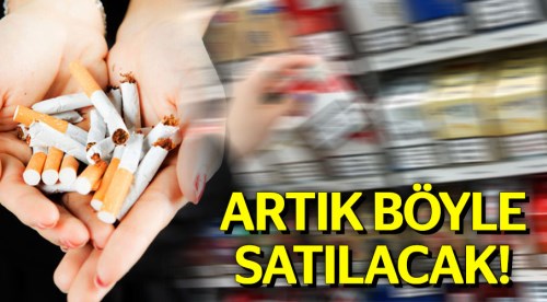 Sigarada yeni düzenleme!