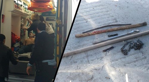 Silahlar bıçaklar konuştu: 4 yaralı