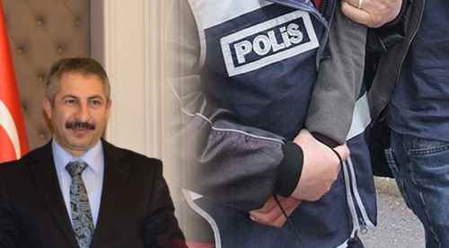 Silahlı şüphelileri Müdürü yakalattı