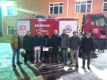 Simav’Da “Gönüllü İtfaiyecilik Yetiştiriciliği” Kursları
