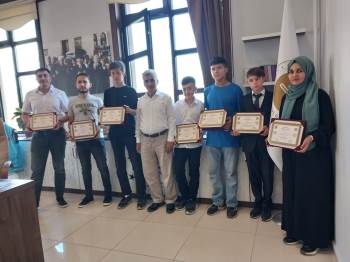 Simav’Da 7 Öğrenciye Hafızlık Belgesi
