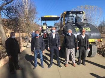 Simav’Da İlk Defa Beton Yol Uygulaması
