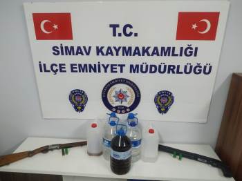 Simav’Da Kaçak Alkol Operasyonu
