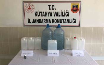 Simav’Da Sahte Alkollü İçki Operasyonu
