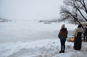 Simav Gölcük Krater Gölü Dondu
