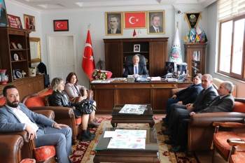 Simav Vergi Dairesi’Nden Başkan Biçer’E Ziyaret
