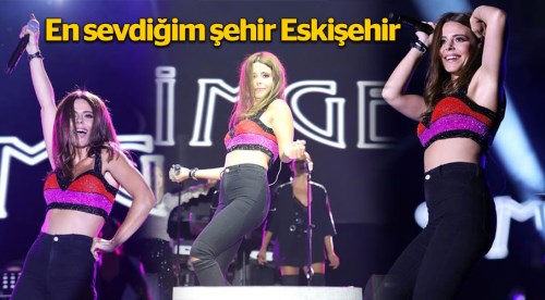 Simge Eskişehir'i salladı