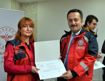 Sınırda Görev Alan Sağlık Personeline Teşekkür Belgesi
