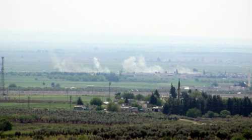 Sınırdaki IŞİD hedefleri vuruldu