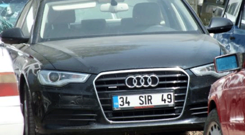SIR plakalı aracın sırrı ortaya çıktı