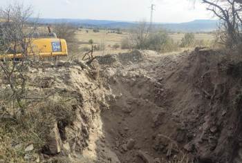 Sit Alanındaki İzinsiz Kazıya Suçüstü
