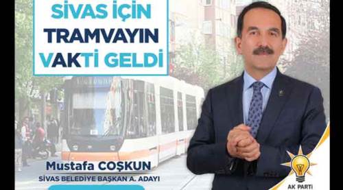Sivas'ta Eskişehir ve Yılmaz Hocanın reklamı