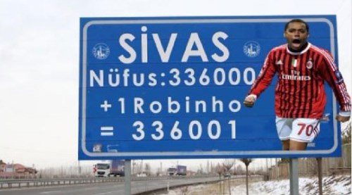 Sivas'ta Robinho transferi coşkusu