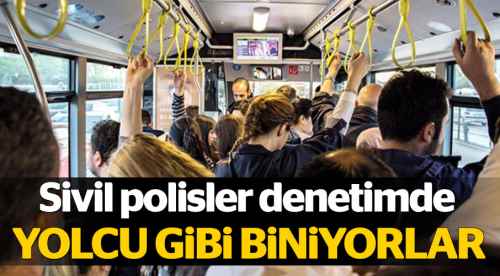 Sivil trafik polisleri denetimlerini sürdürüyor