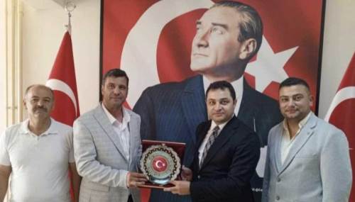 Sivrihisar esnafından Kaymakam Temel'e ziyaret