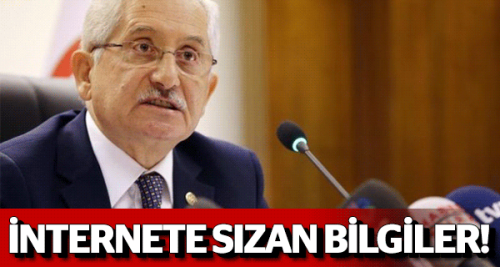 SIZINTI İLE İLGİLİ FLAŞ AÇIKLAMA