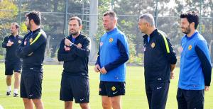 Skibbe antrenmana çıktı