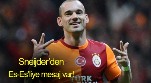 Sneijder'den Es-Es'liye mesaj
