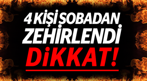 Sobalar yeniden yandı 4 kişi zehirlendi