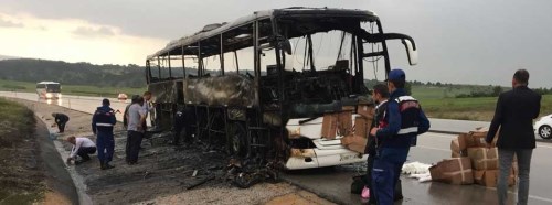 Şoförün dikkati faciayı önledi!