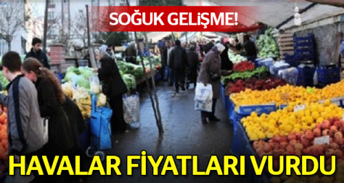 Soğuk hava fiyatları vurdu