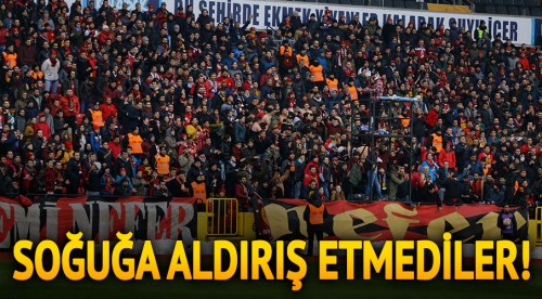 Soğuk havaya aldırış etmediler!