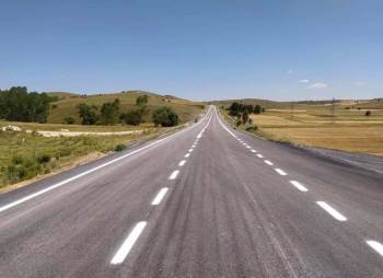 Söğüt-Eskişehir Yolu Çizgi Çalışmaları Da Sona Erdi
