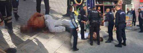 Sokak ortasında dehşete düşüren manzara!