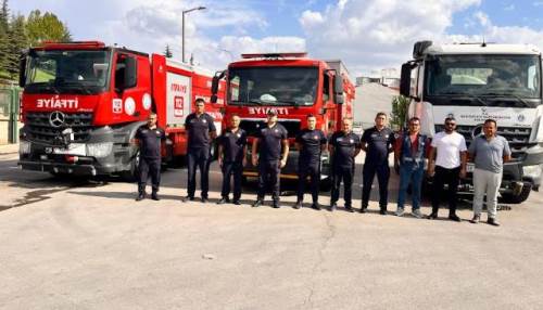 Söke'deki yangına Eskişehir Büyükşehir'den önemli yardım!