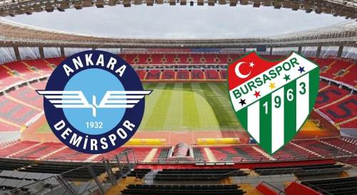 SON DAKİKA: Ankara Demirspor – Bursaspor maçı Eskişehir'de oynanacak!