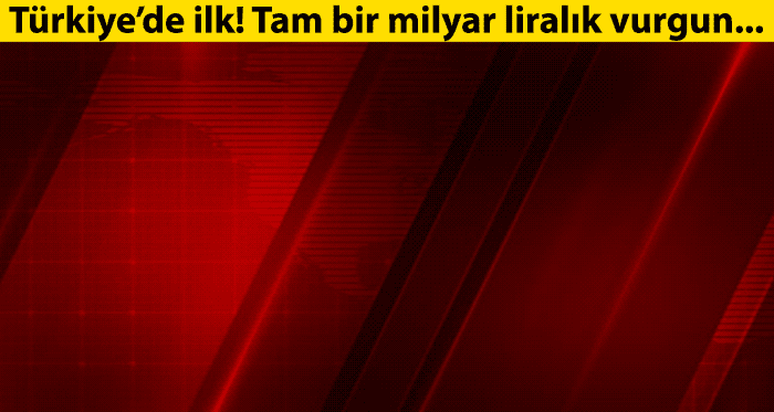 Son Dakika Eskişehir!.. Türkiye'de ilk!.. Tam 1 milyarlık vurgun...