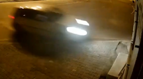 Son sürat duvara böyle çarptı