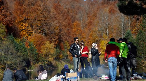 Sonbaharda buralar daha bir güzel oluyor...