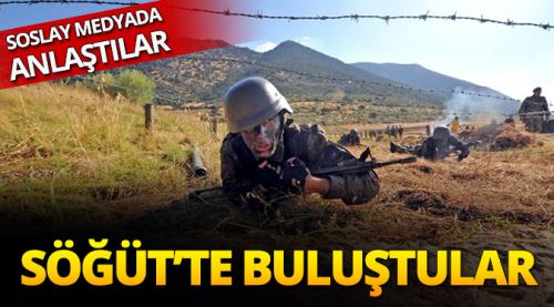 Sosyal medyadan anlaşıp Söğüt'e geldiler