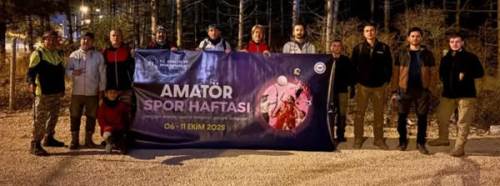 Spor Haftası gece yürüyüşü ile renkli başladı