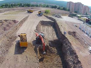 Spor salonu inşaatı başladı