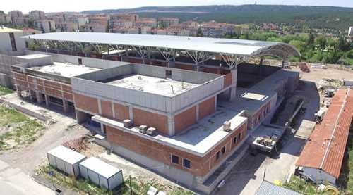 Spor salonu yüzde 80 tamamlandı