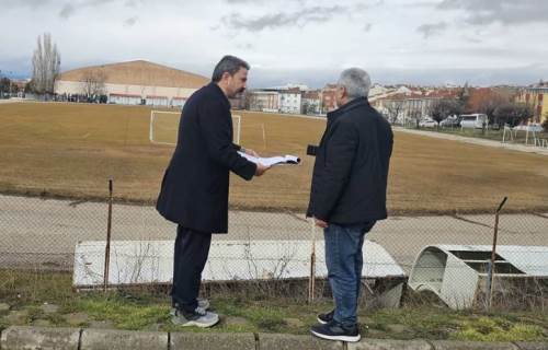 Spor yatırımları yerinde incelendi