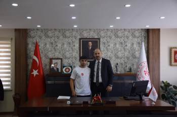 Sporcuya Turnuva Öncesi Destek Oldu
